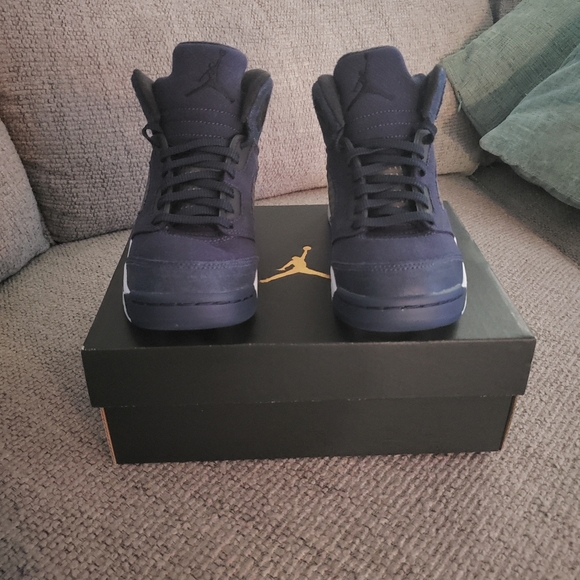 Retro Jordan 5 Navy Blue - Picture 4 of 4